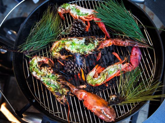 Feast of the Seven Fishes: Grilled Lobster