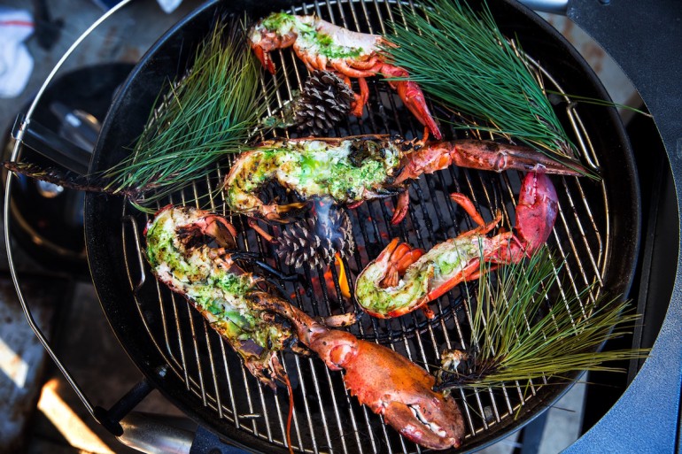 Feast of the Seven Fishes: Grilled Lobster