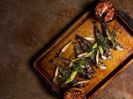 east of Seven Fishes - Grilled Sardines
