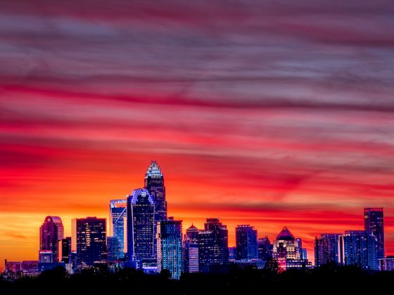 Charlotte NC Skyline by Justin Potter