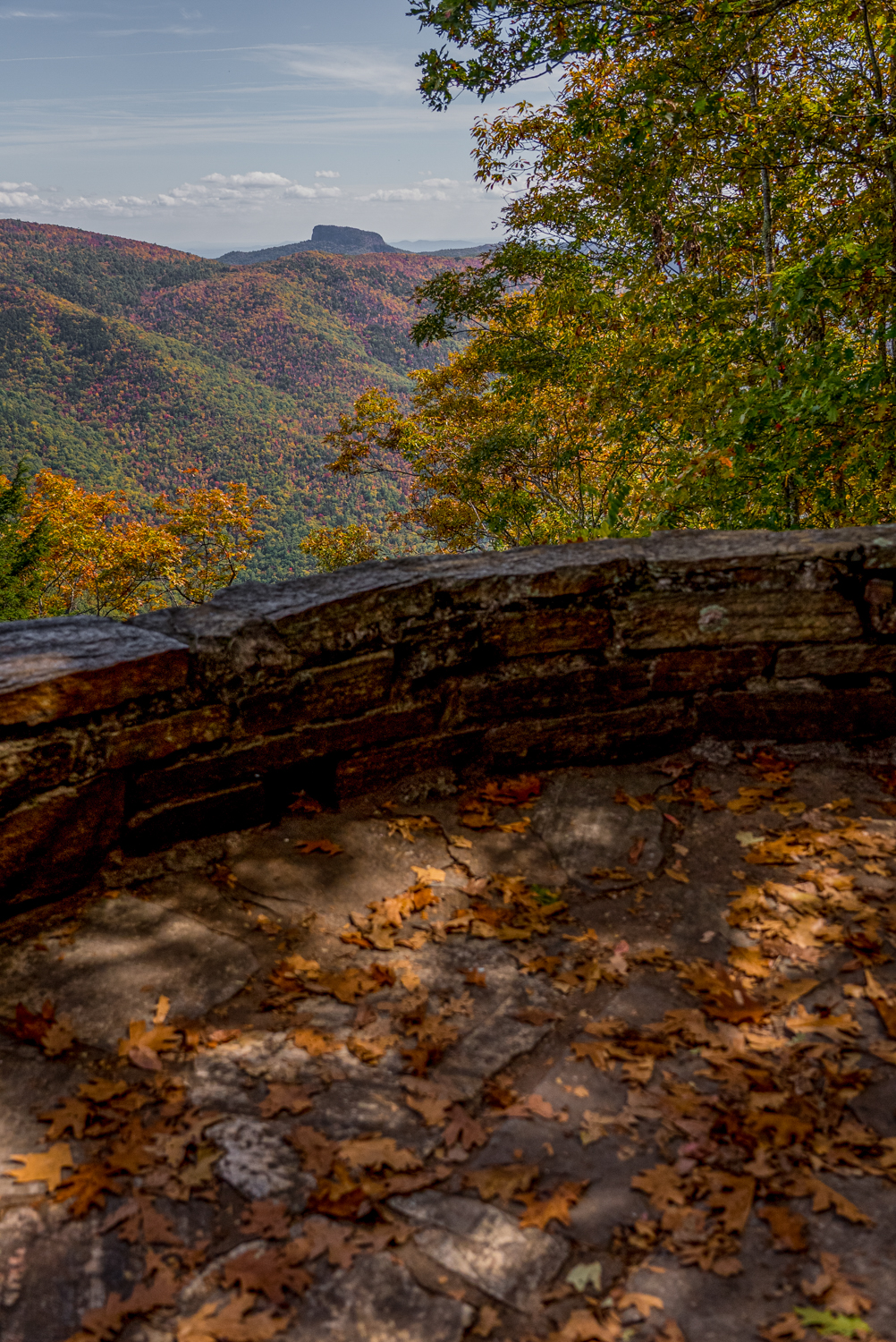 Where To See The Fall Foliage In North Carolina - Chestoa View Overlook on the Blue Ridge Parkway in NC