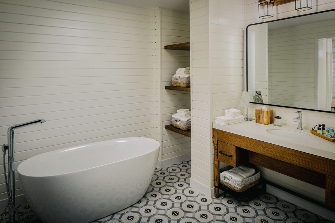 Luxury bathroom at IOP Escape Sweetgrass Inn