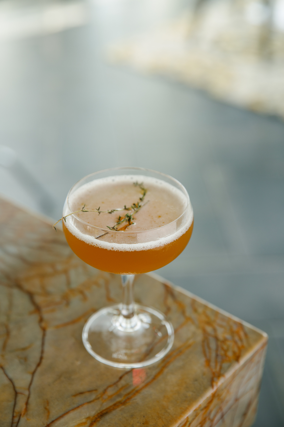 cocktail prepared at the grand bohemian Charleston