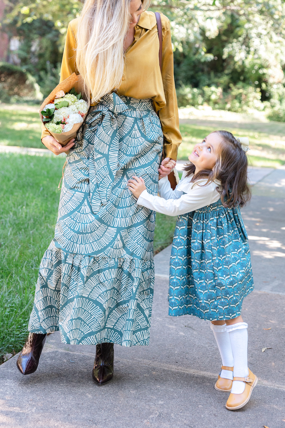 woman and daughter modeling piccadilly clothing