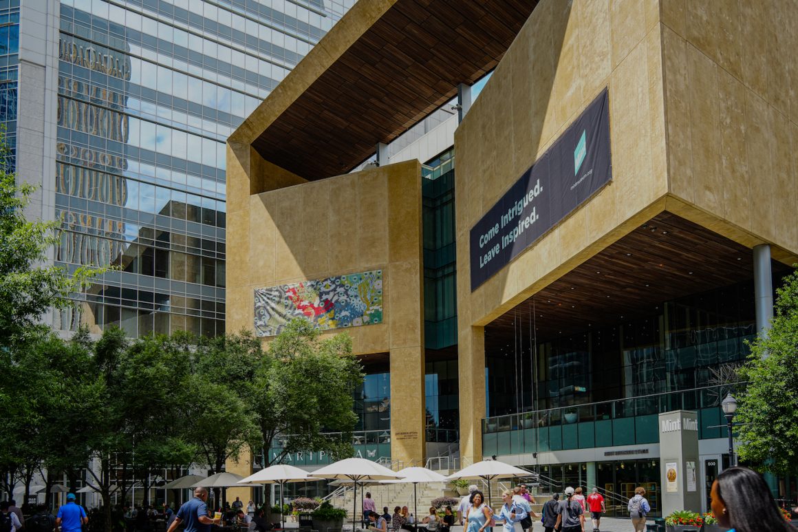 outside of mint museum