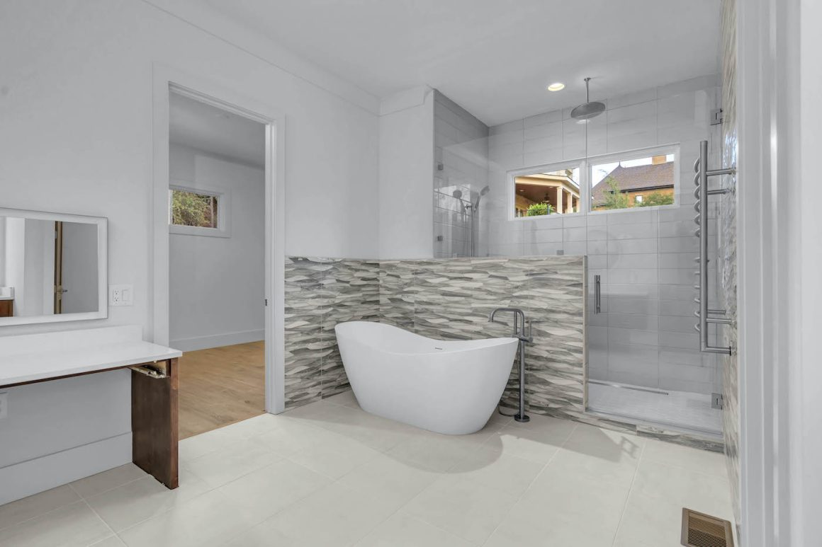 bathroom by lakemist homes