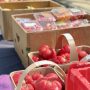fresh produce at a market