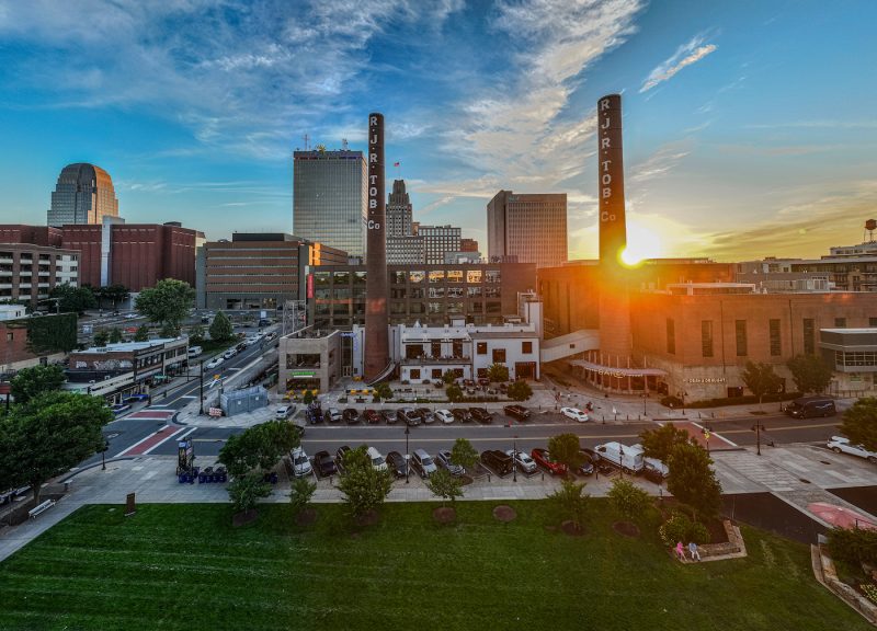 skyline view of winston-salem