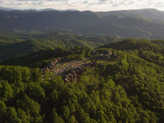 aerial view of the blue ridge mountain club