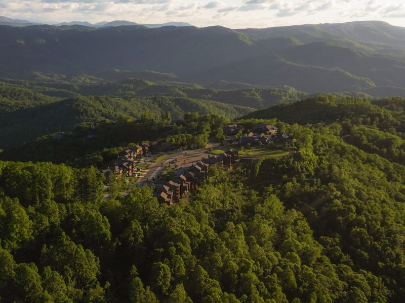 aerial view of the blue ridge mountain club