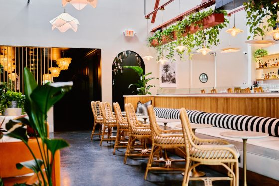 interior of a restaurant created by built on hospitality