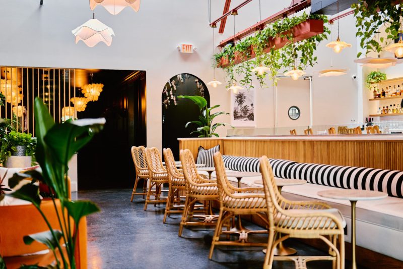 interior of a restaurant created by built on hospitality