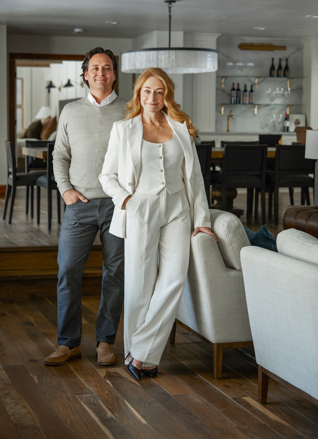 the two owners of aguilar design studio