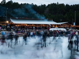 ice skating in charlotte is one of the great holiday activities in the carolinas