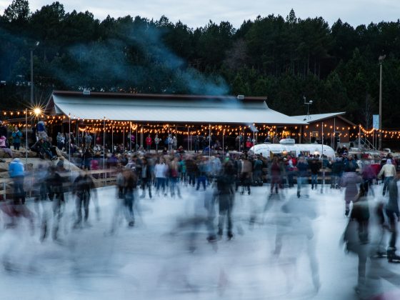 ice skating in charlotte is one of the great holiday activities in the carolinas