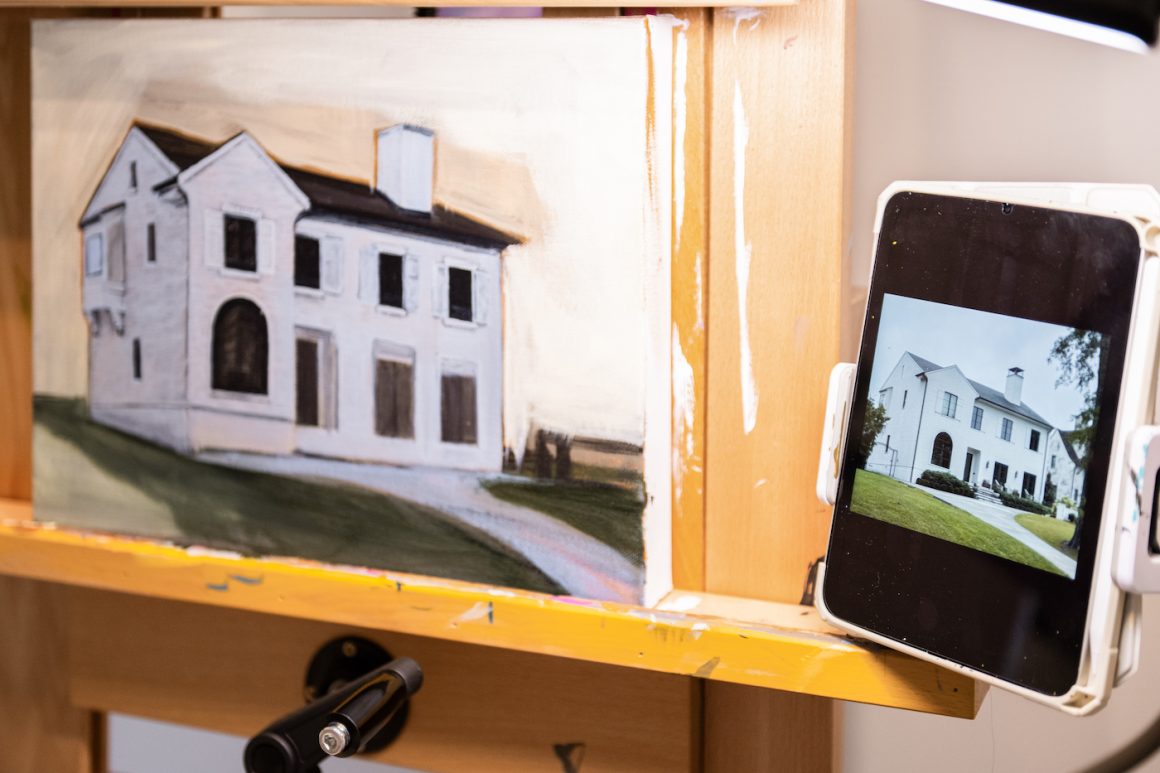 chelsea handley's painting of a house