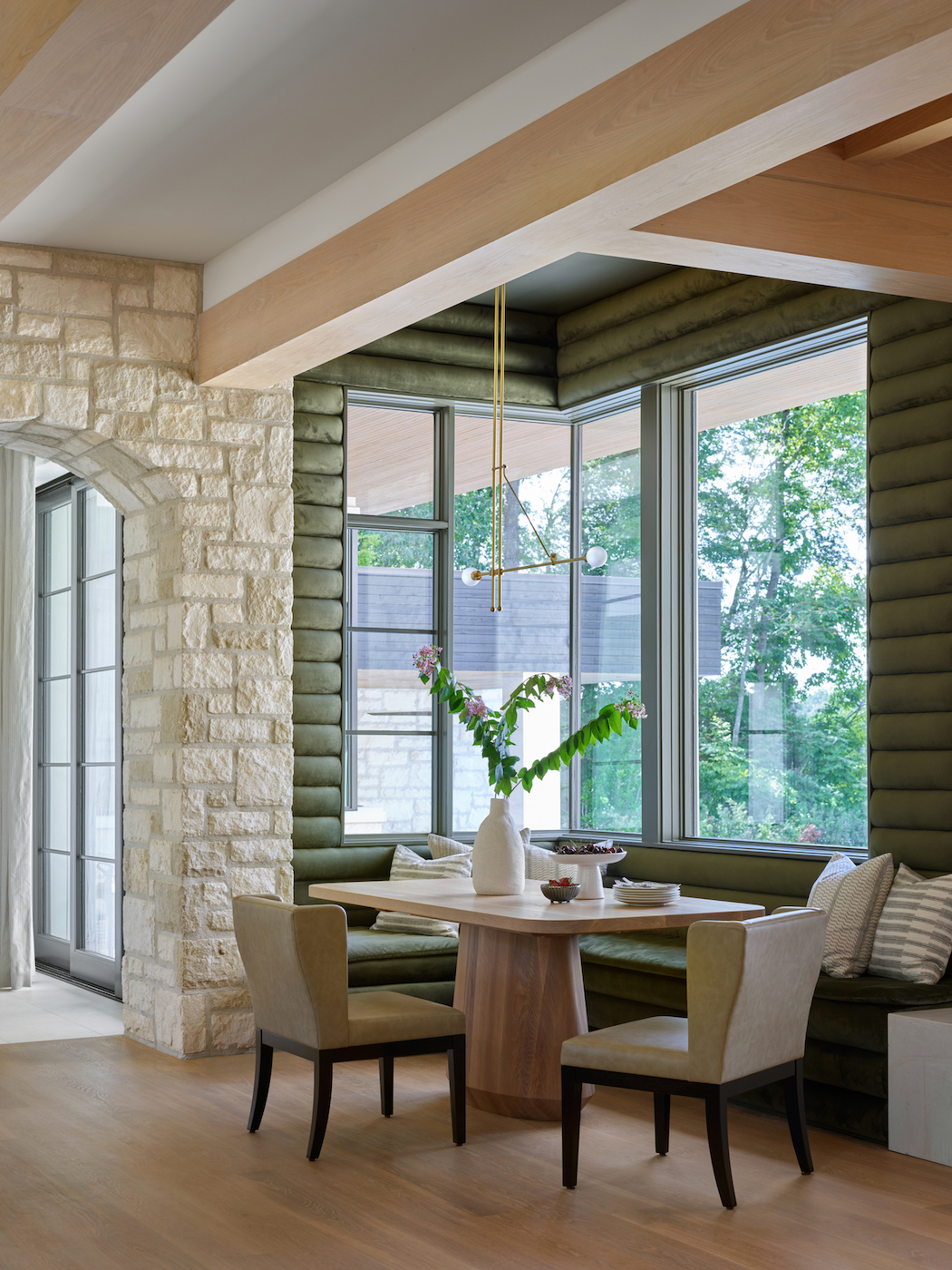 dining nook designed by shannon bowman