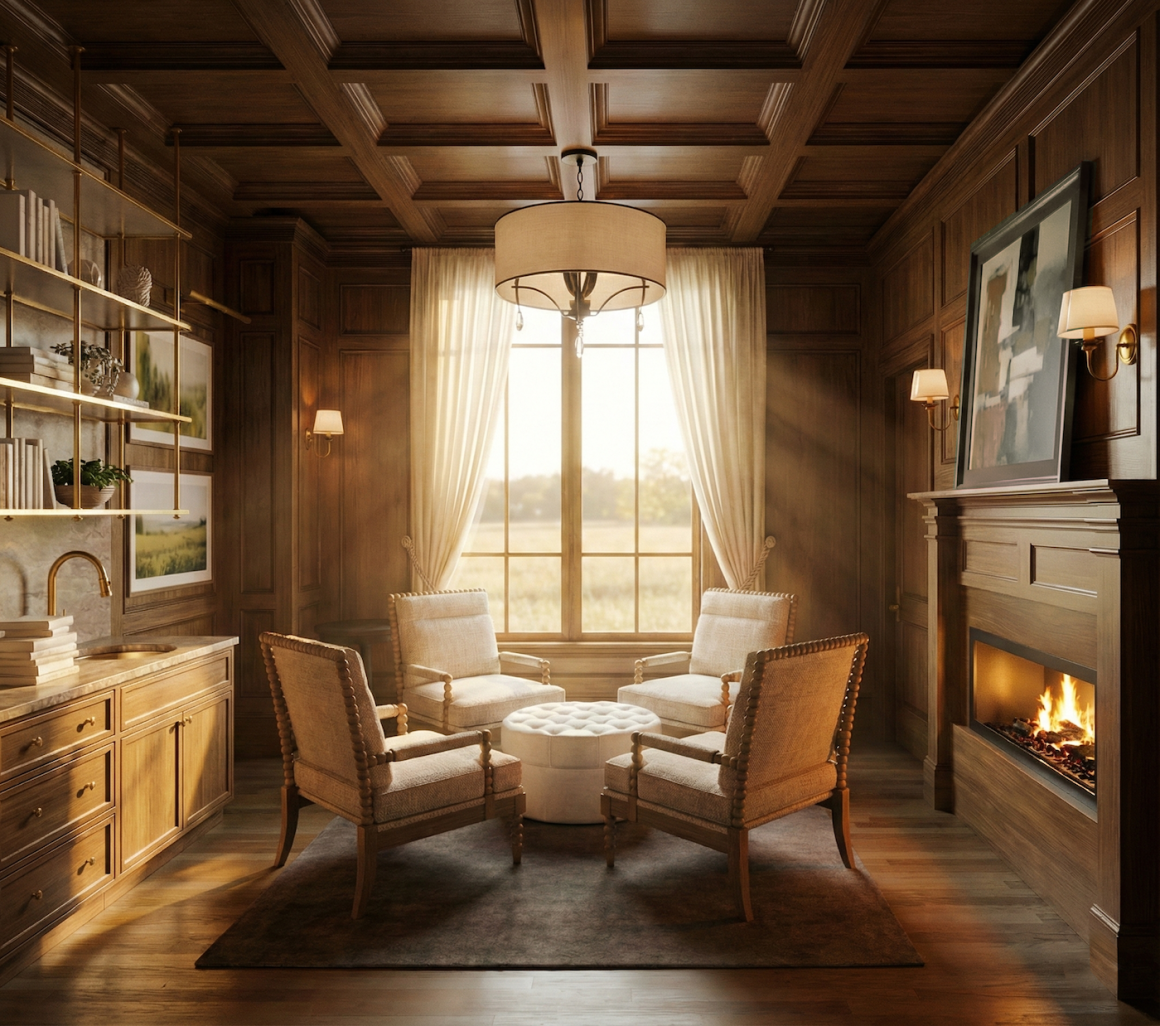 gathering space by charlotte home builder castellato