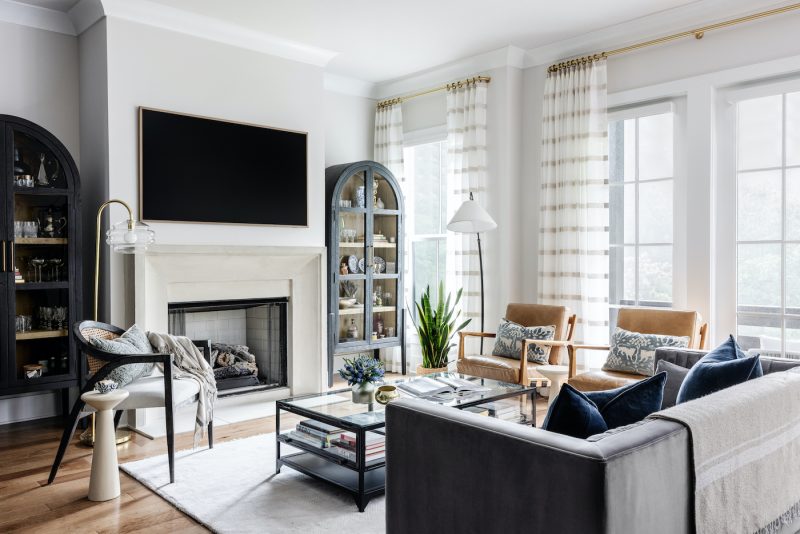 living room by new south home