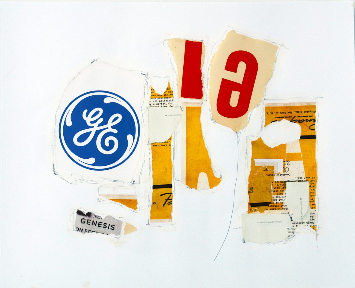 collage piece by charlotte artist gregory gibson