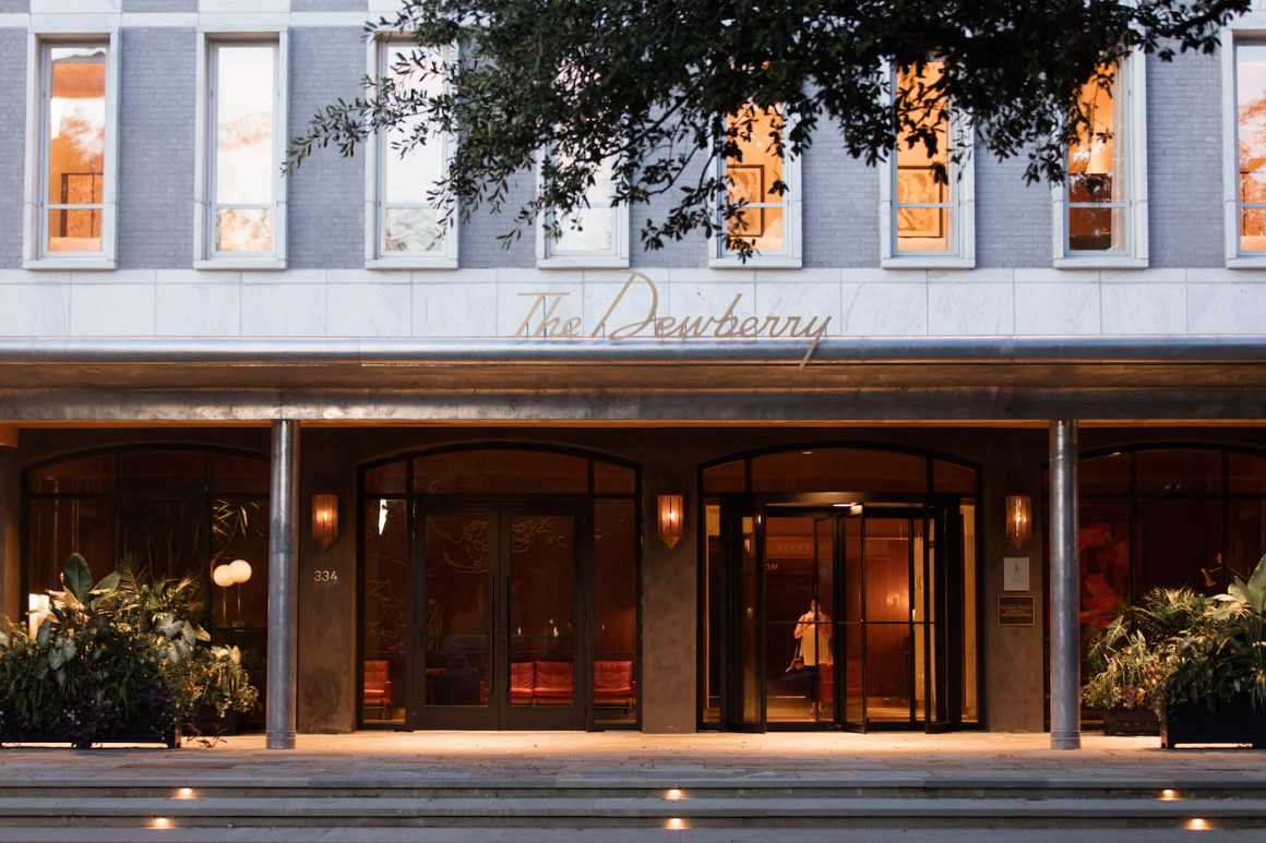 exterior shot of the dewberry