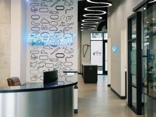 lobby area at raceway orthodontics in concord nc