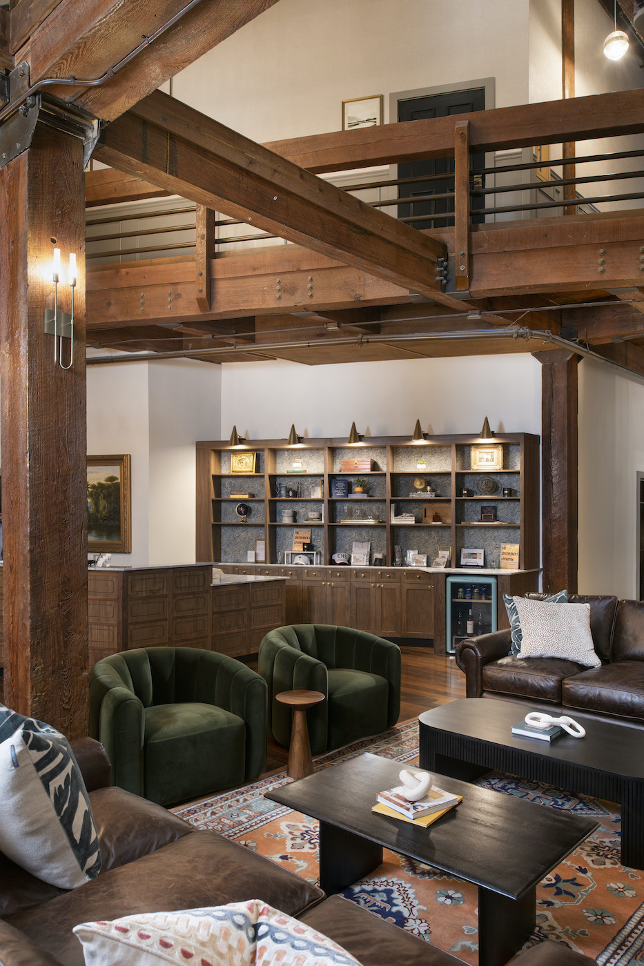 the lobby of the ansonborough charleston