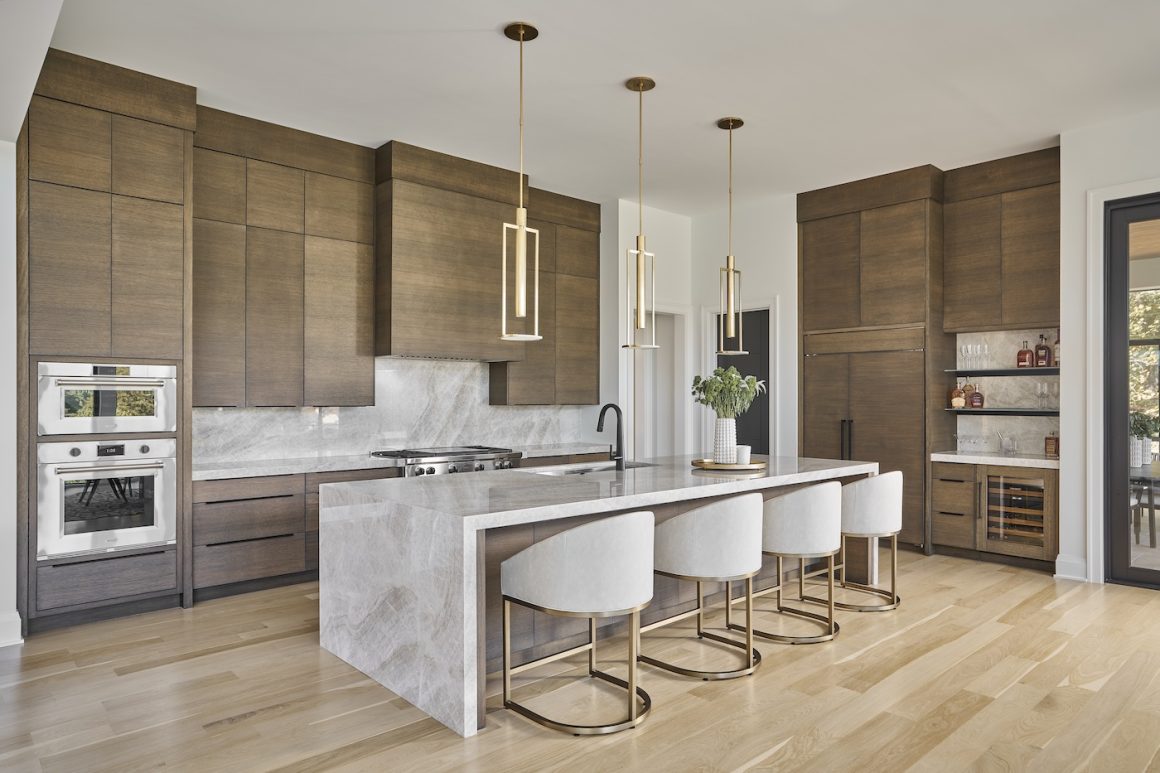 kitchen by custom home builders in charlotte nc