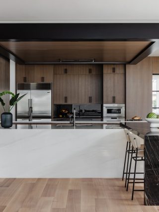 kitchen island by custom home builder in charlotte nc