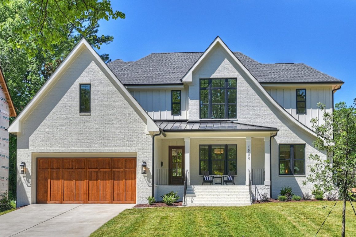 exterior of a house by johnston home builders