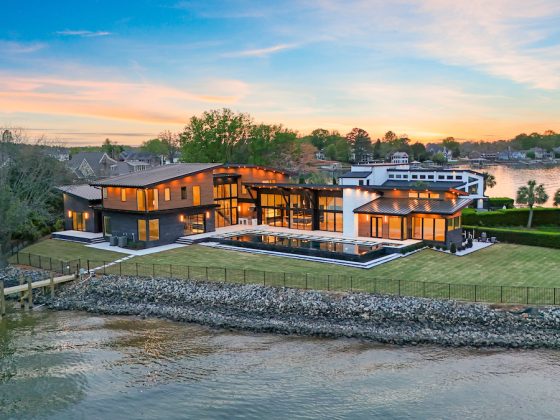 exterior shot of a home by grand living homes