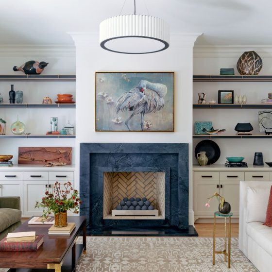 Living space designed by j. layton interiors