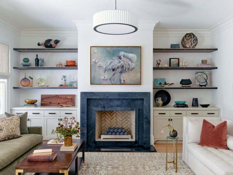 Living space designed by j. layton interiors