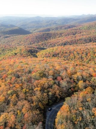 mountains that can be explored on carolina fall trips